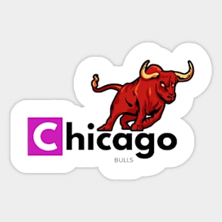 chicago bulls Sticker